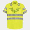 Men's High Visibility Safety Short Sleeve Work Shirt Thumbnail