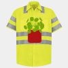 Men's High Visibility Safety Short Sleeve Work Shirt Thumbnail