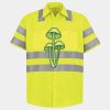 Men's High Visibility Safety Short Sleeve Work Shirt Thumbnail