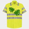 Men's High Visibility Safety Short Sleeve Work Shirt Thumbnail