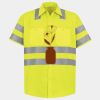 Men's High Visibility Safety Short Sleeve Work Shirt Thumbnail