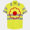 Men's High Visibility Safety Short Sleeve Work Shirt Thumbnail