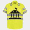Men's High Visibility Safety Short Sleeve Work Shirt Thumbnail