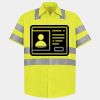 Men's High Visibility Safety Short Sleeve Work Shirt Thumbnail