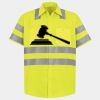 Men's High Visibility Safety Short Sleeve Work Shirt Thumbnail