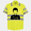 Men's High Visibility Safety Short Sleeve Work Shirt Thumbnail