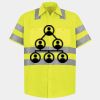 Men's High Visibility Safety Short Sleeve Work Shirt Thumbnail
