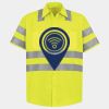 Men's High Visibility Safety Short Sleeve Work Shirt Thumbnail
