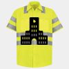 Men's High Visibility Safety Short Sleeve Work Shirt Thumbnail