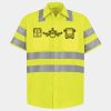 Men's High Visibility Safety Short Sleeve Work Shirt Thumbnail