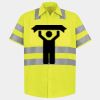 Men's High Visibility Safety Short Sleeve Work Shirt Thumbnail