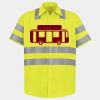 Men's High Visibility Safety Short Sleeve Work Shirt Thumbnail