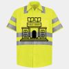 Men's High Visibility Safety Short Sleeve Work Shirt Thumbnail